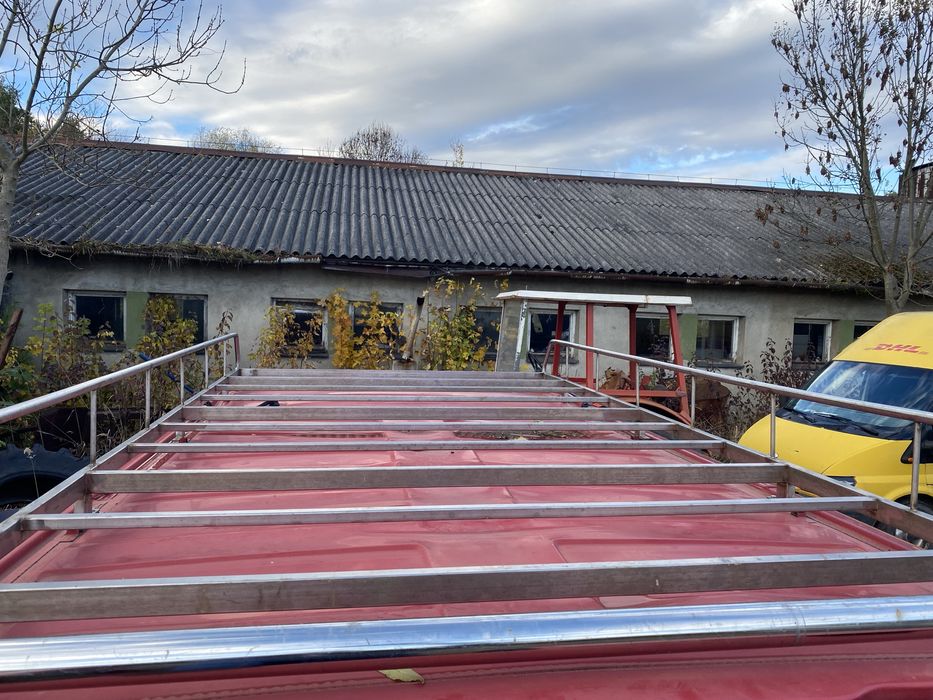 Bagażnik dachowy nierdzewka rolka renault trafic opel vivaro