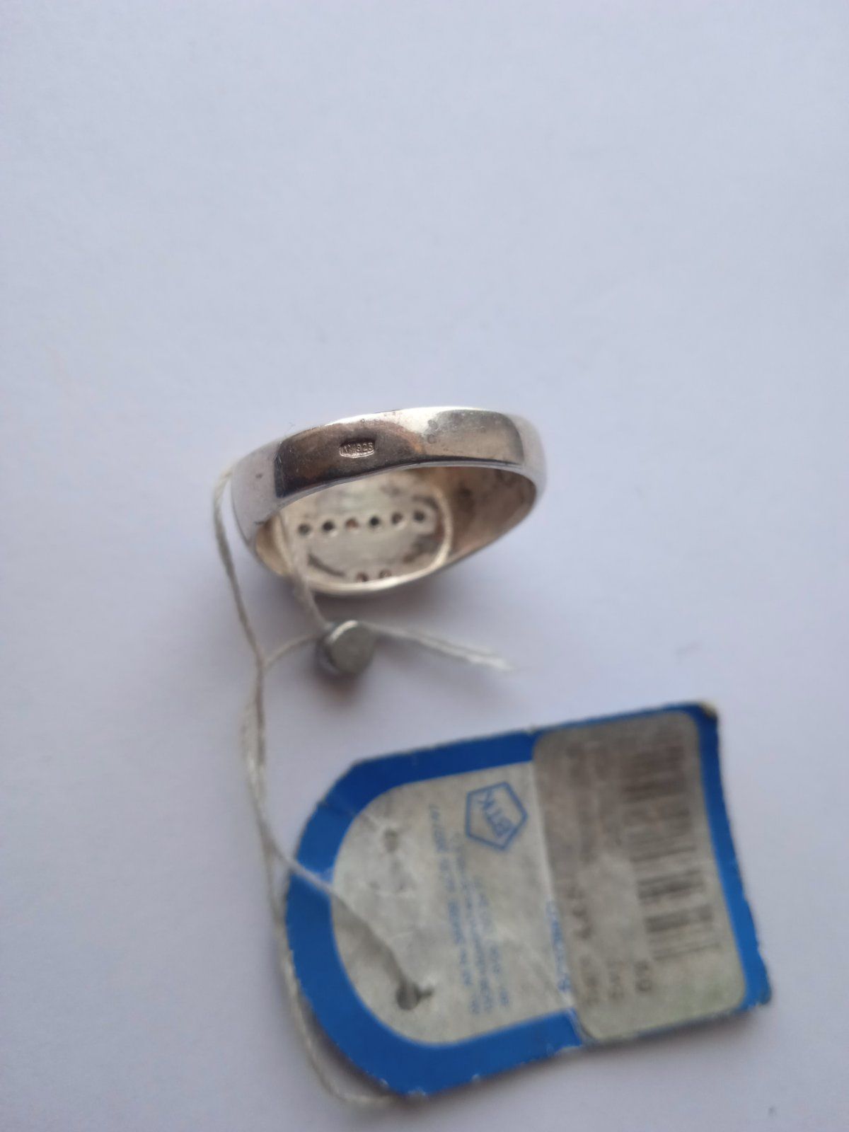 Перстень мужской серебряный