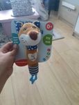 Grzechotka pluszowy lis gryzak