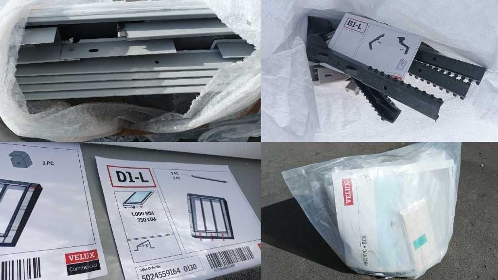 Okna dachowe VELUX Skylights Atrium Longlight / komplet