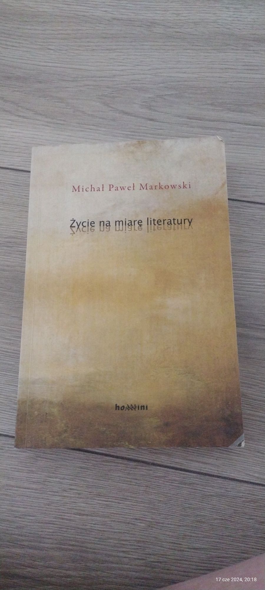 Życie na miarę literatury Michał Paweł Markowski