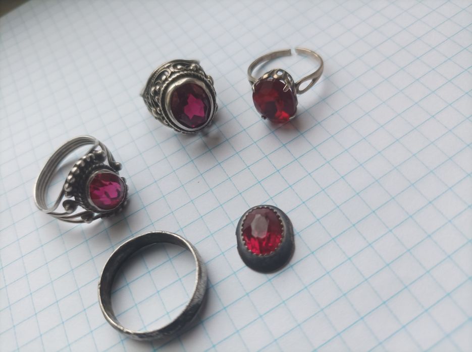 Серебряные кольца СССР.875.