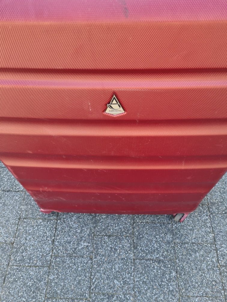 Aerolite Walizka ( bardzo  duża) na 4 kółkach.  S. jakość.