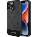 Etui Guess 4G Stripe Collection na iPhone 15 Pro Max - szare