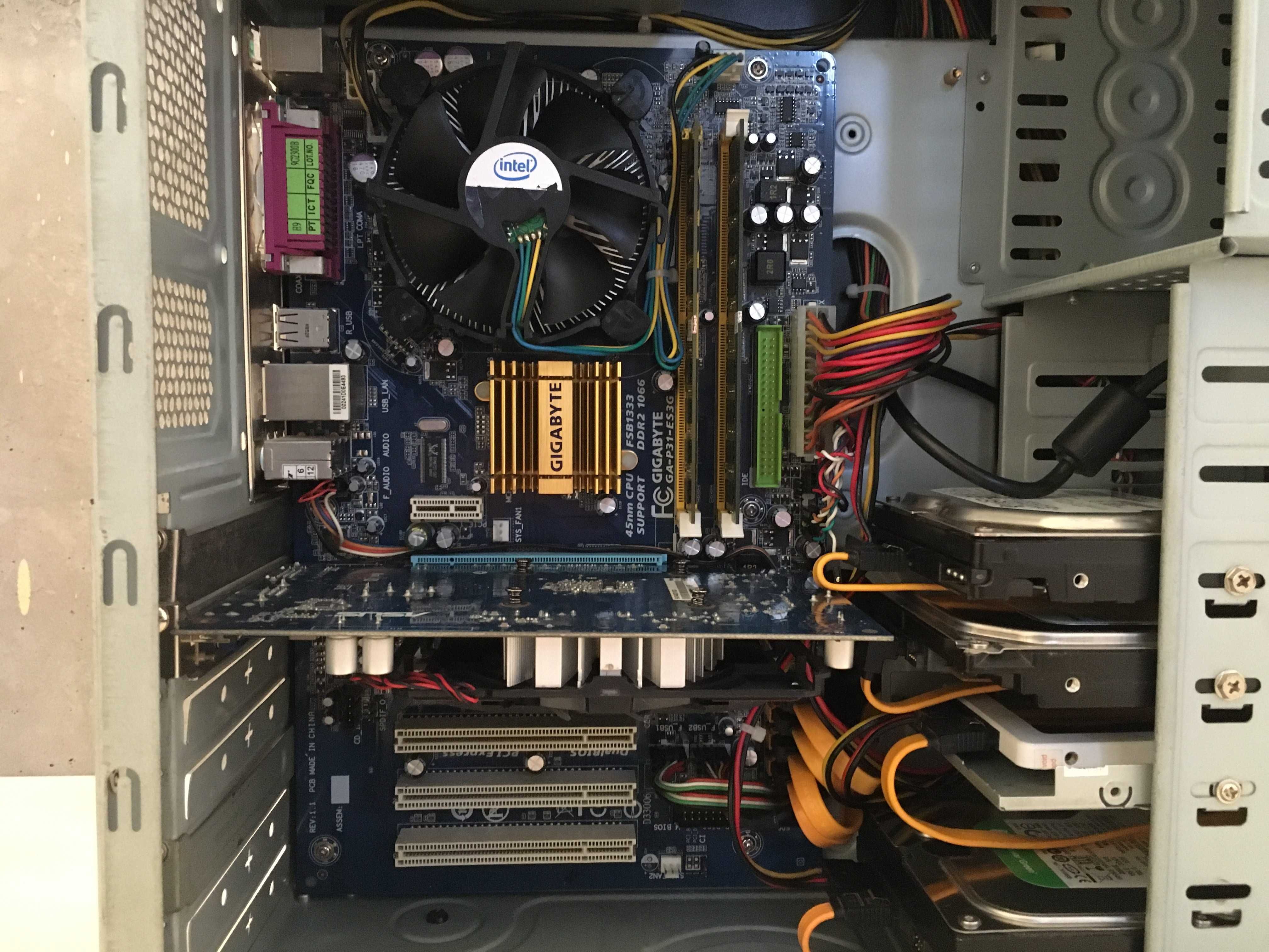 ПК Intel C2D E8500 3.16GHz, RAM 4Gb, SSD 128Gb, GeForce 440 1Gb, W10