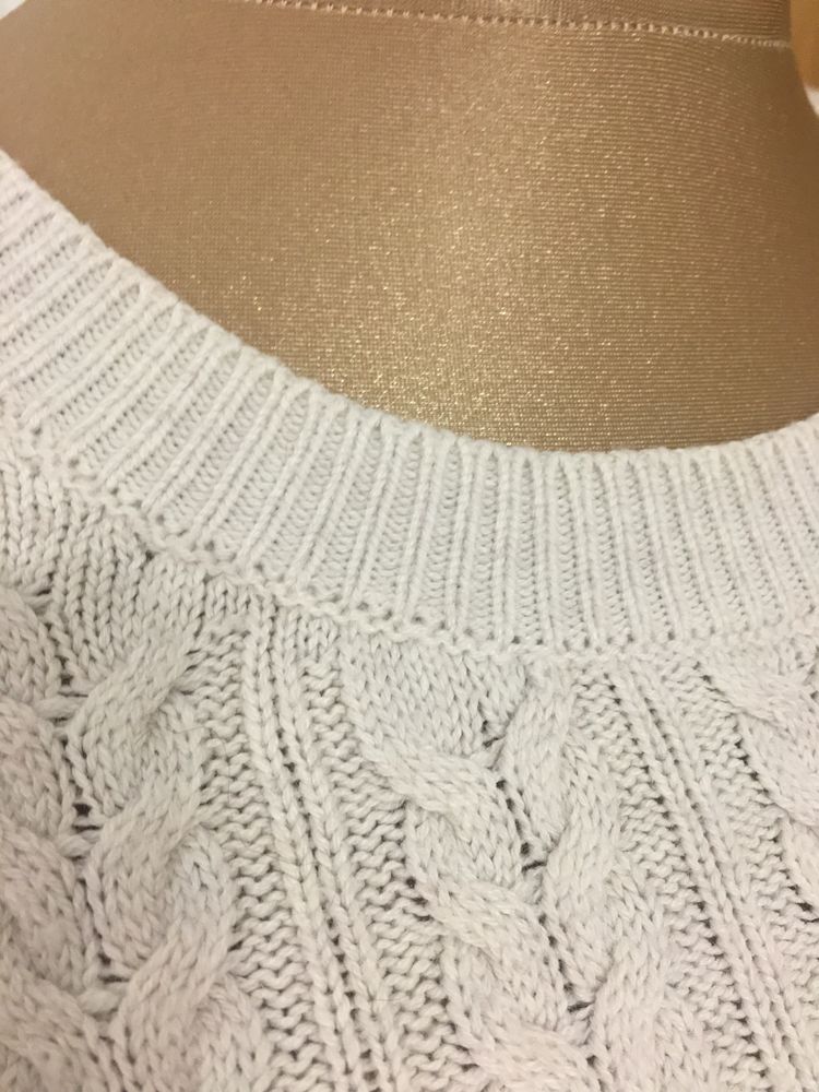 Ciepły Sweter wełniany damski H&M