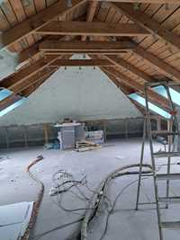 Ocieplanie pianką pur poddasza stropy dachy Ocieplenie pianą izolacja