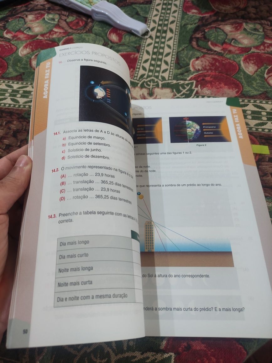 Preparar os testes físico química 7 ano