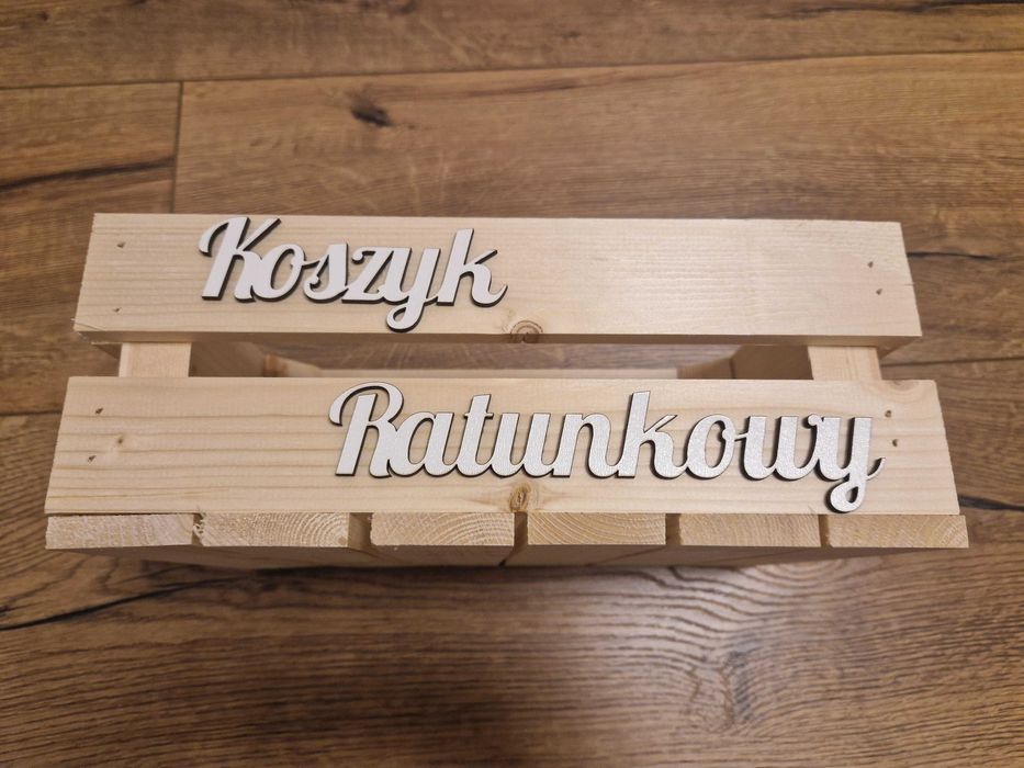 Koszyk ratunkowy drewniany