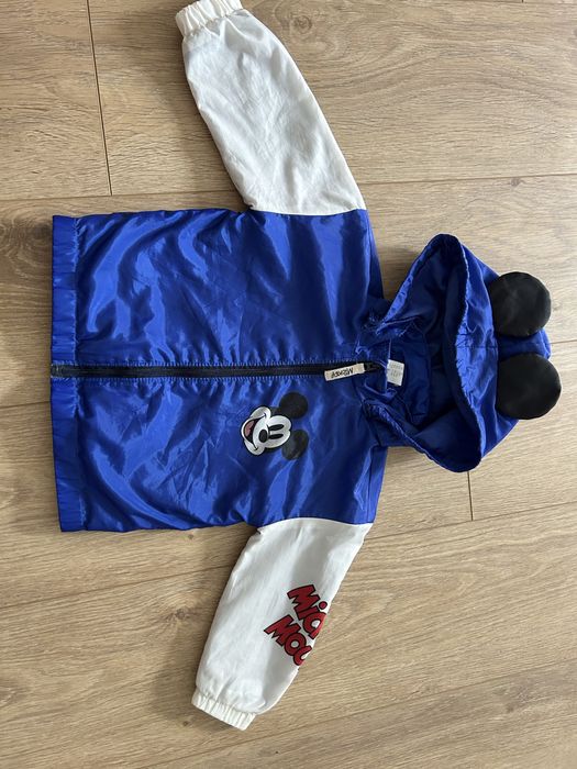 Kurtka mickey hm 80 z uszkami ocieplana jesien