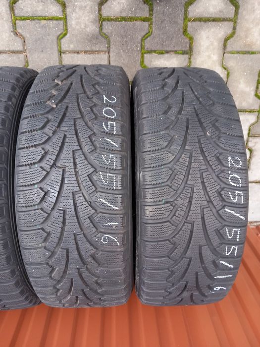 4x Opony Używane Zimowe 205/55R16 Profil