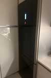 Frigorífico Bosch em vidro preto. Como novo