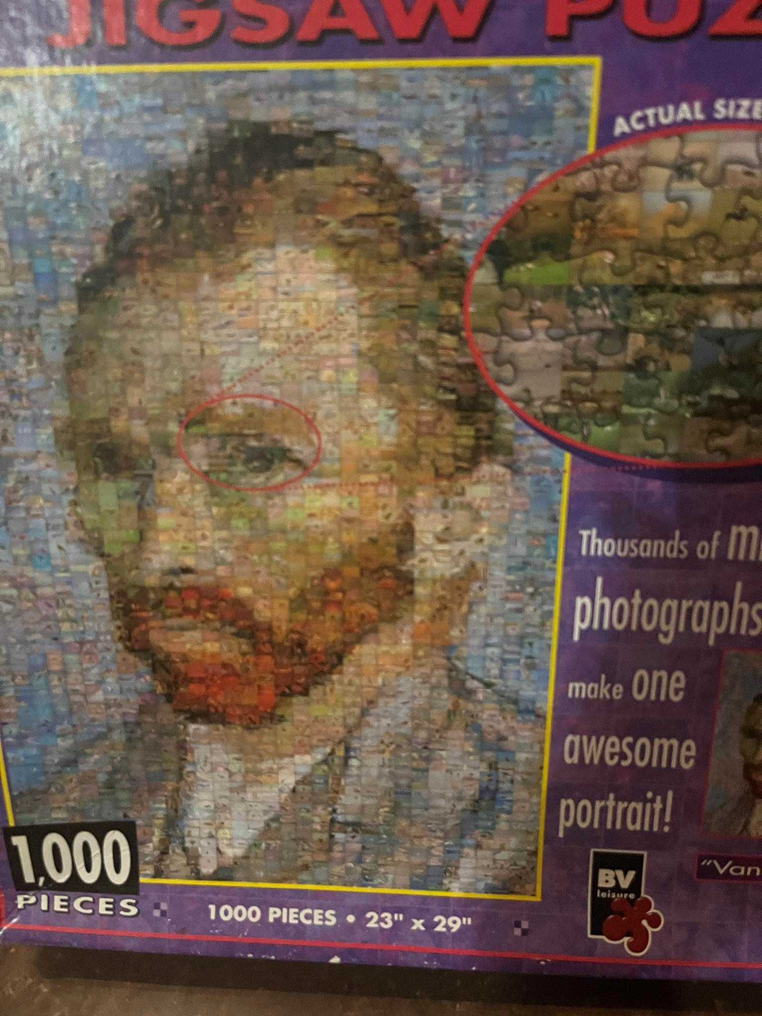 Puzzle Photomosaic Van Gogh 1000