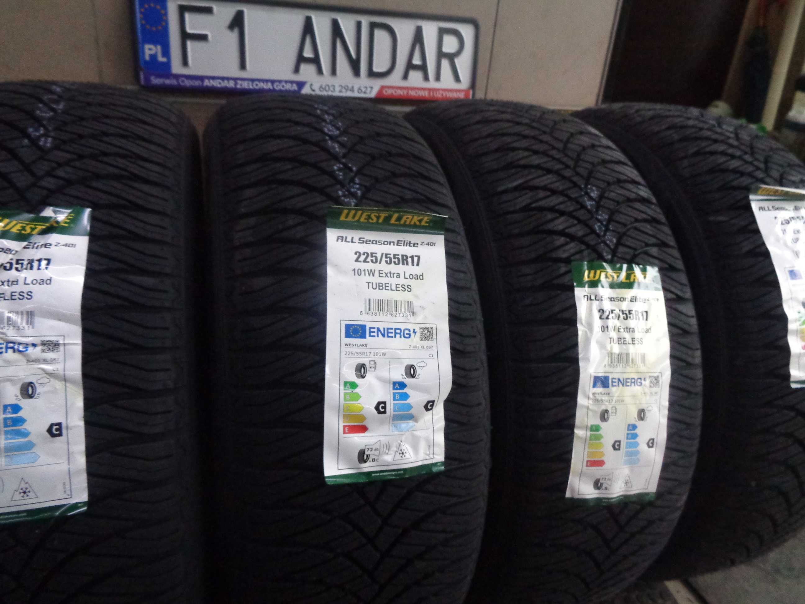 Nowe 225/55R17 WEST LAKE Z-401 All Season , XL ,Opony Całoroczne ANDAR