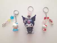 Porta chaves Sanrio Hello kitty Kuromi