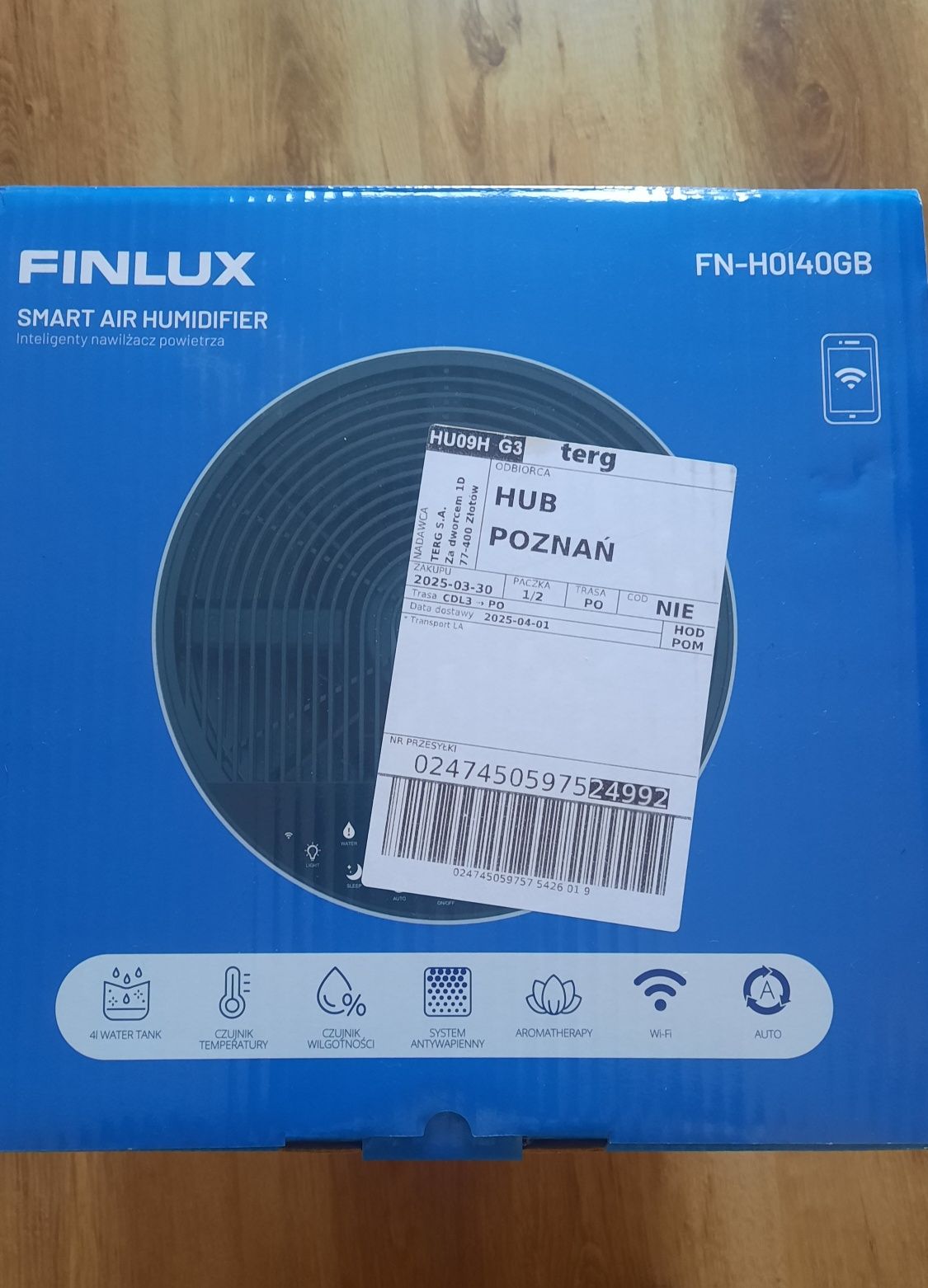 Nawilżacz powietrza Finlux FN-H0I40GB