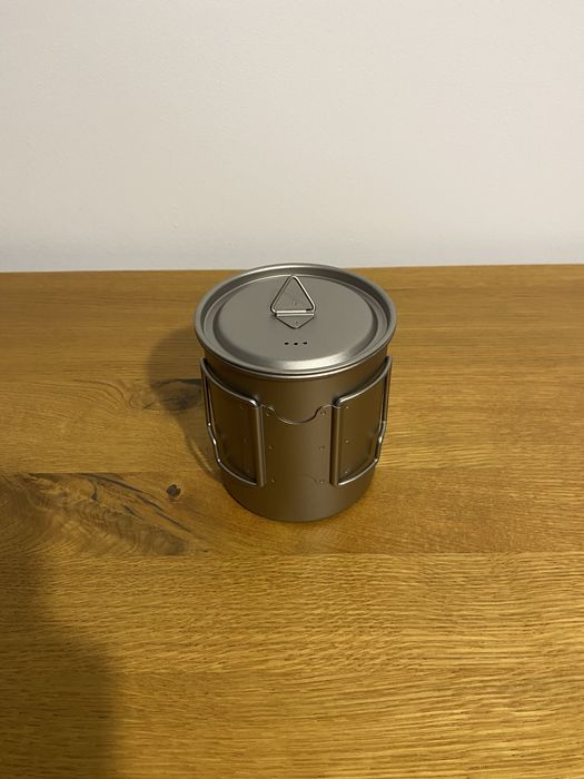 Tytanowa menażka 750 ml + pokrowiec