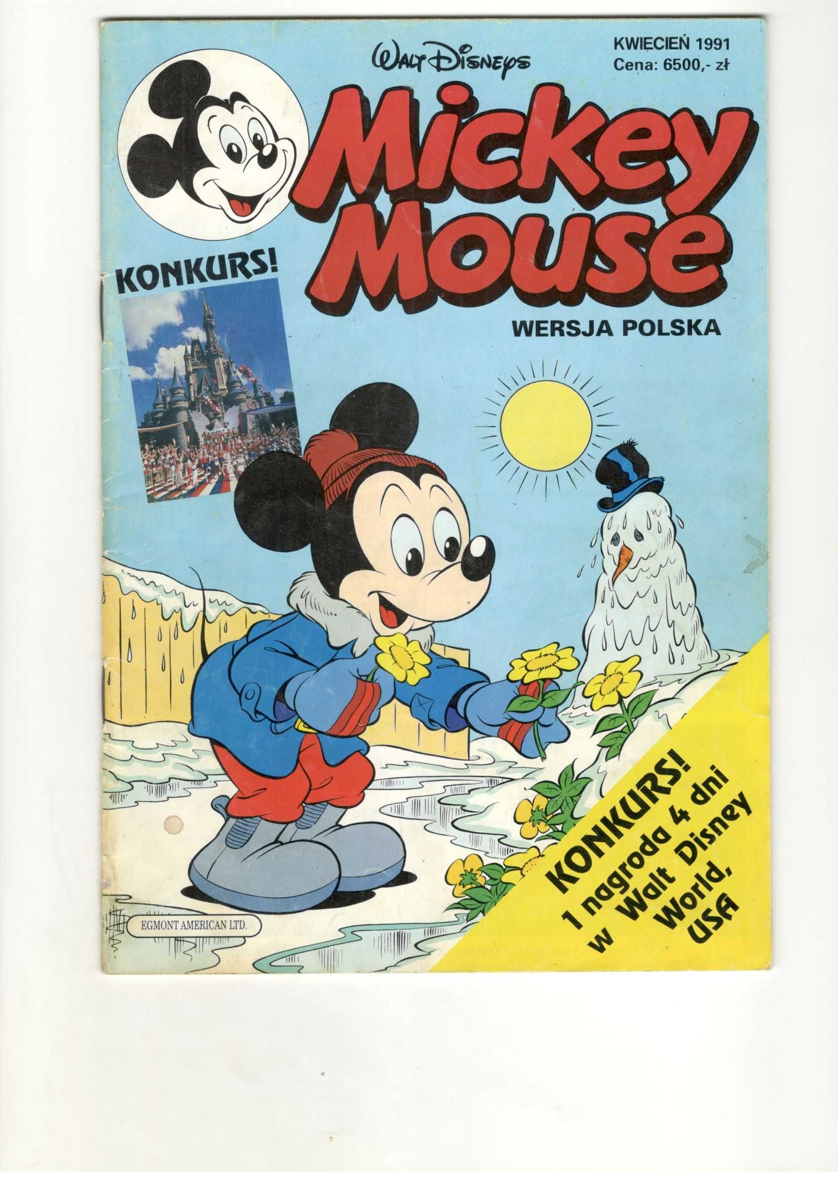 Komiksy Donald Duck MIckey Mouse lata 1990