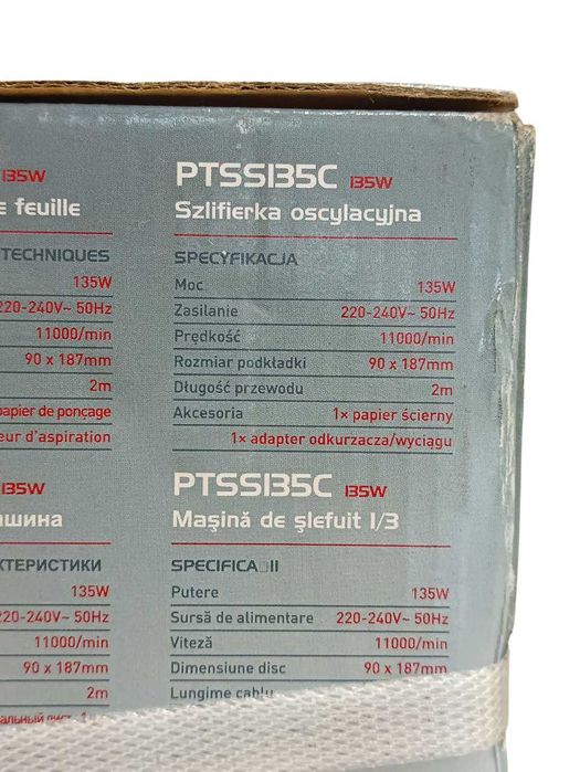 Szlifierka oscylacyjna Performance Power 1/3 135 W