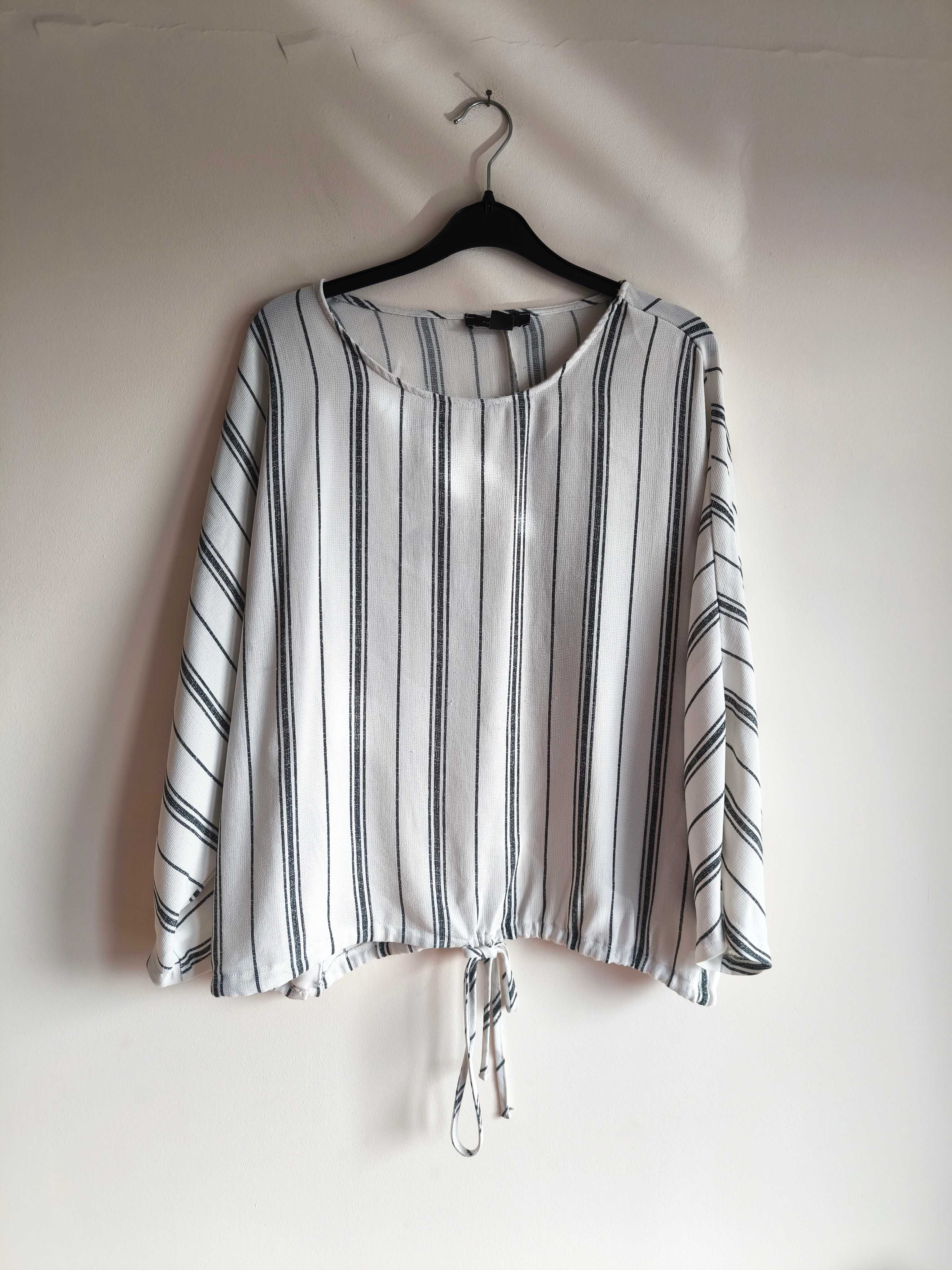Elegancka i wygodna bluzka w paski Primark, rozmiar 48/4XL