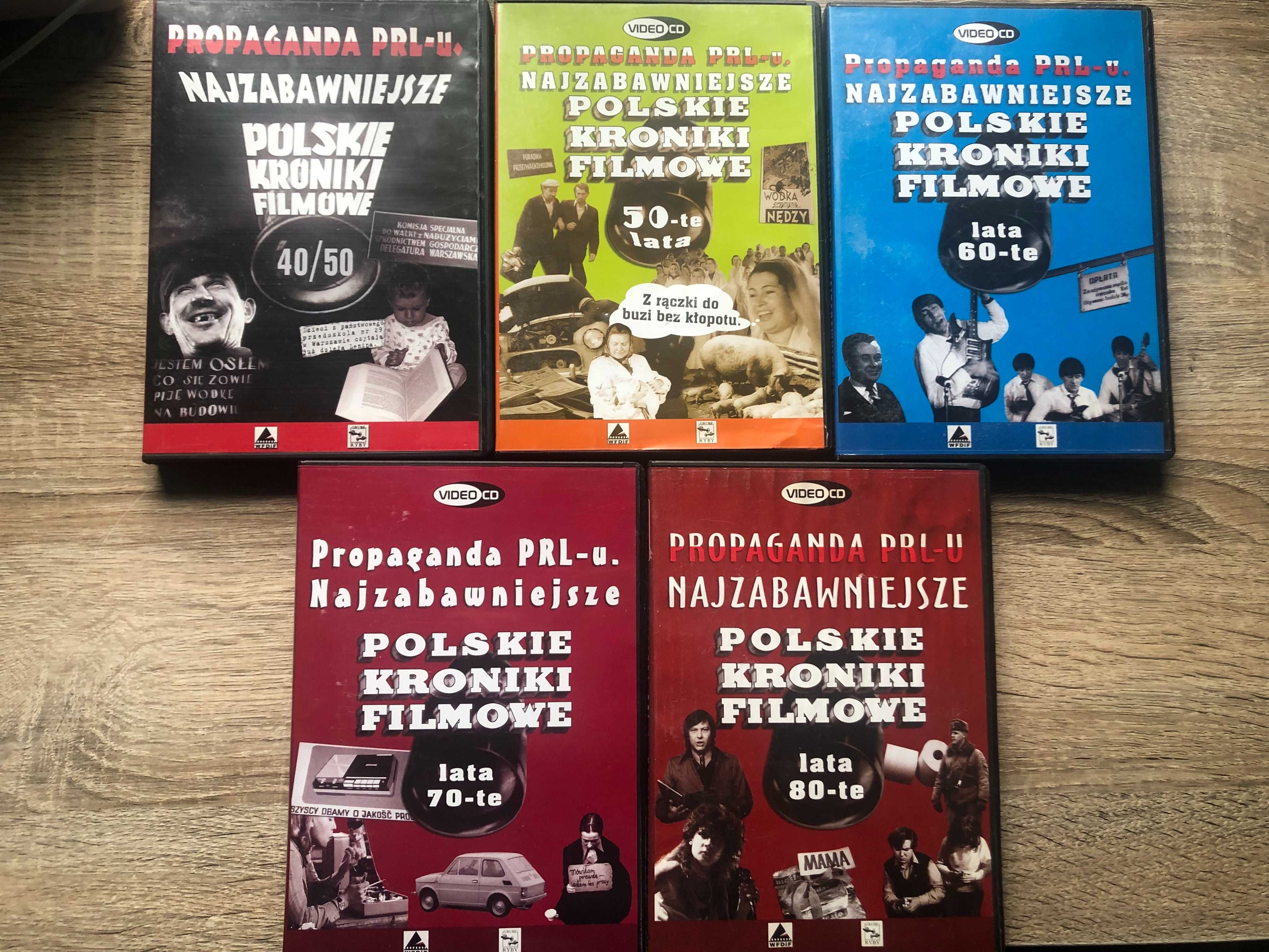 Propaganda PRL-u Najzabawniejsze polskie kroniki filmowe zestaw DVD