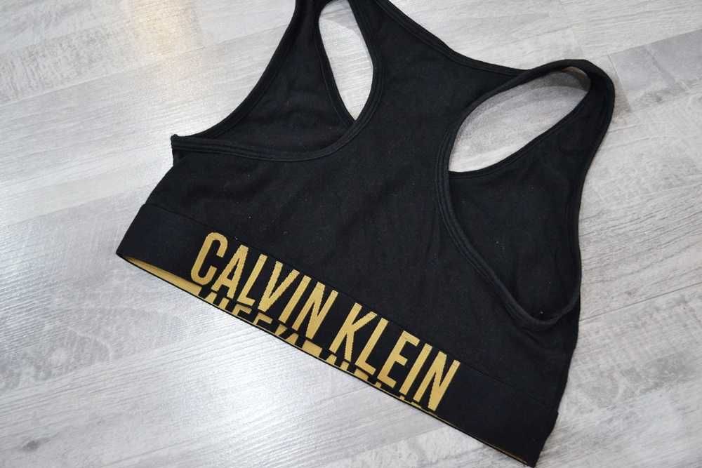 Calvin Klein top sporotwy biustonosz dziecko CK stanik góra crop top