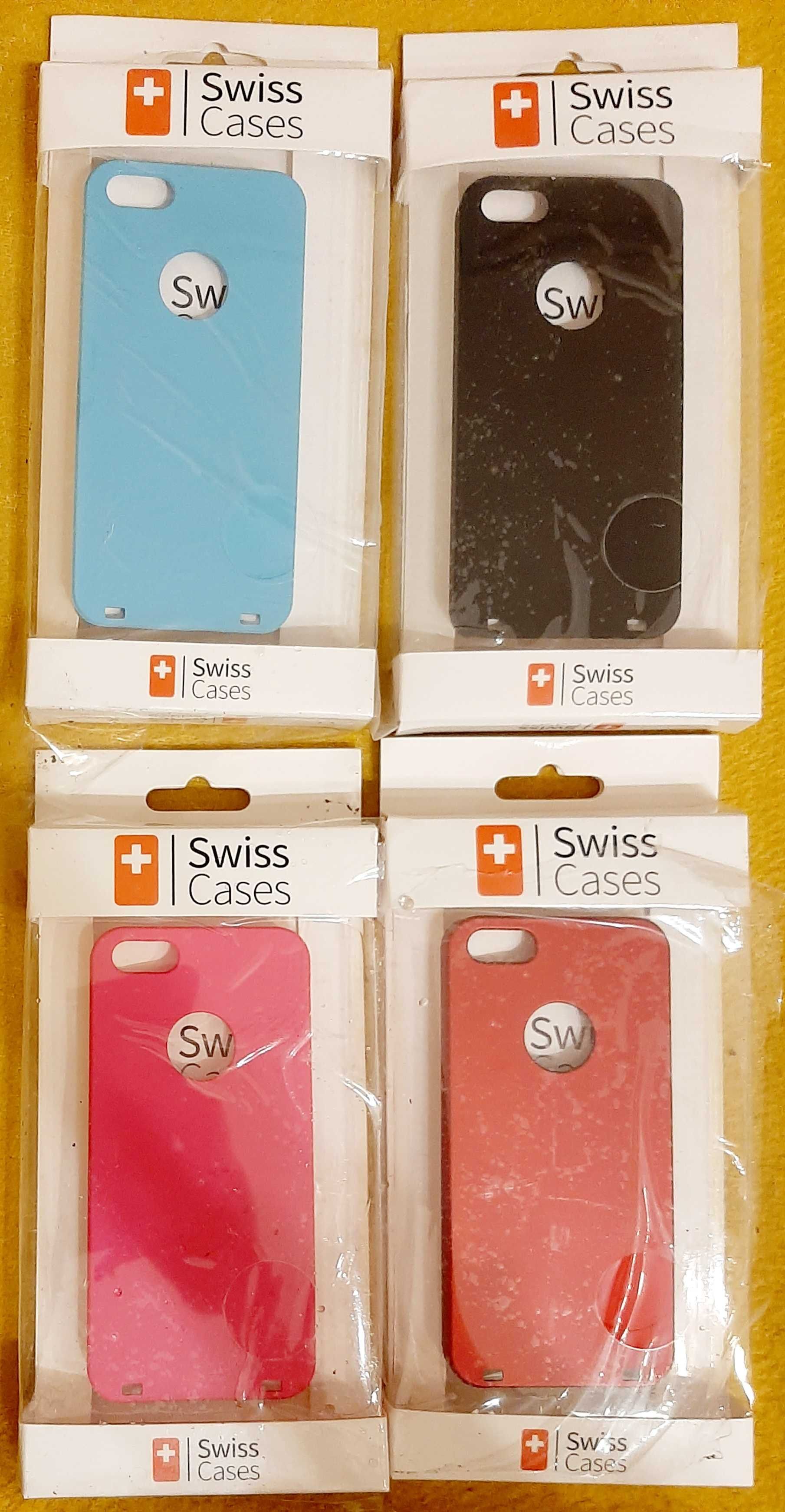 Etui SWISS CASES for IPhone 5, 4 sztuki