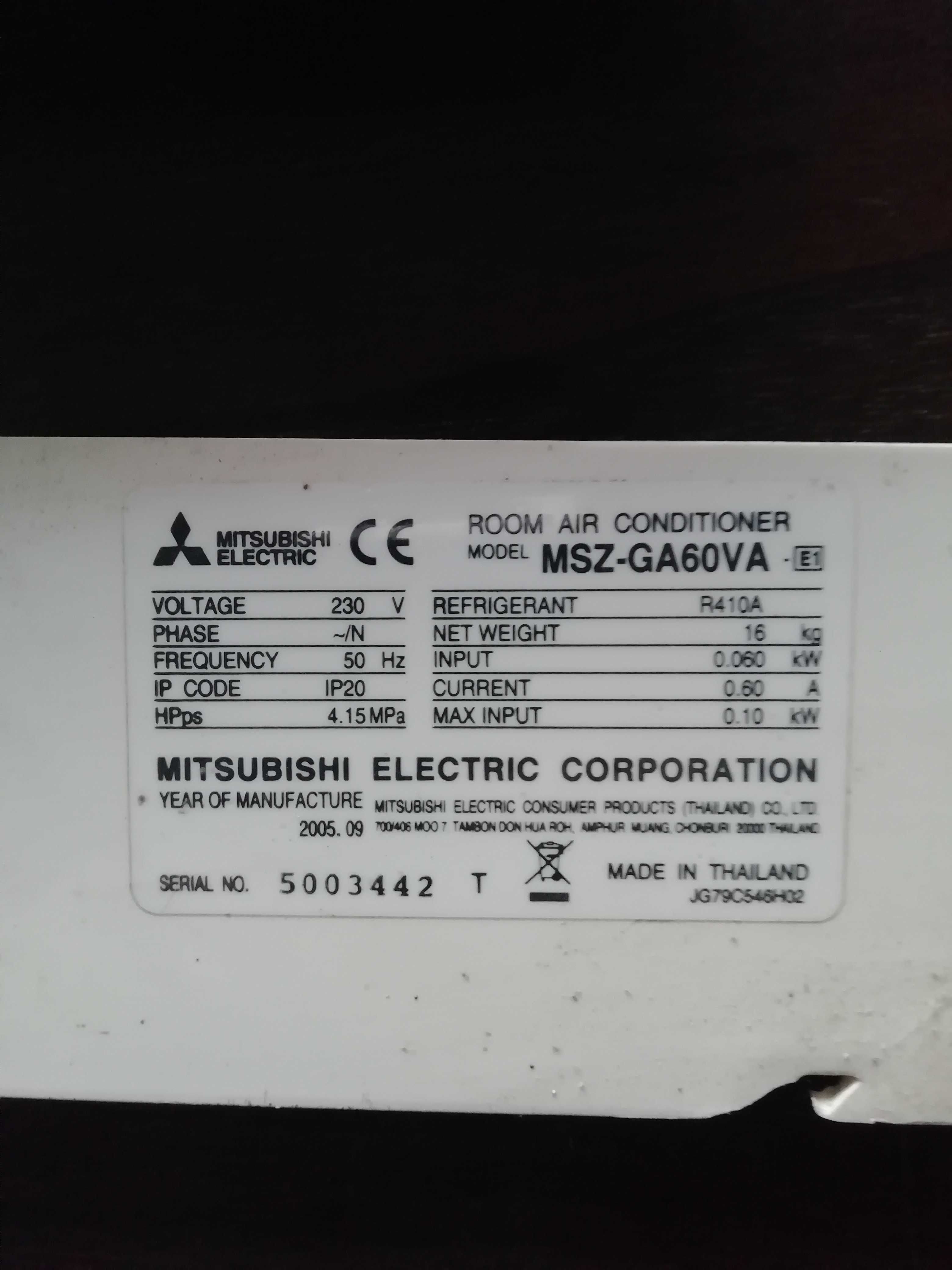 Placa ac mitsubishi