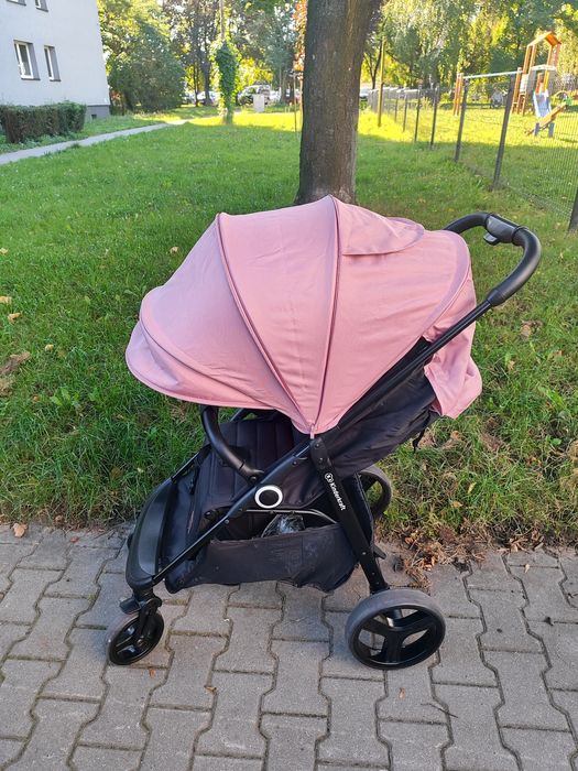 09.2024 Wózek spacerowy Kinderkraft Grande Plus duża budka spacerówka