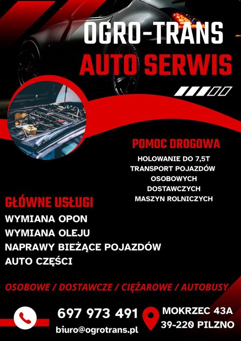Usługi warsztatowe Wymiana opon Wymiana oleju