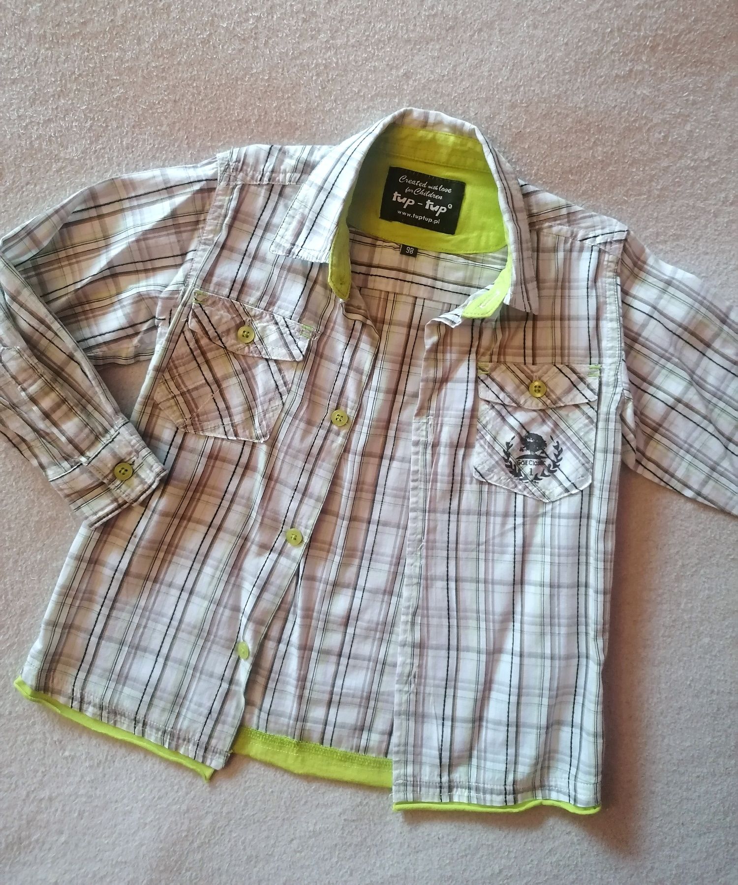 Koszula dla chłopca Tup-tup długi rękaw r. 98