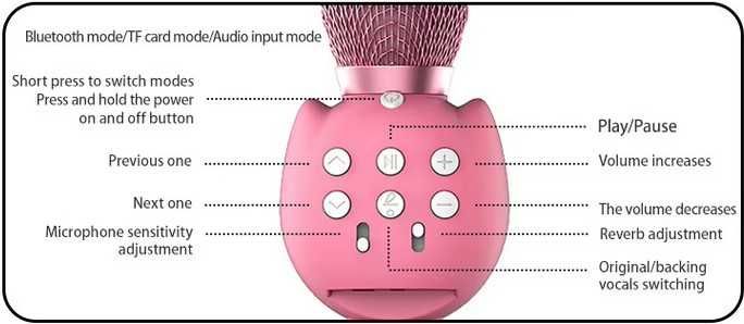 Zestaw karaoke dla dzieci - mikrofon + 100 polskich piosenek