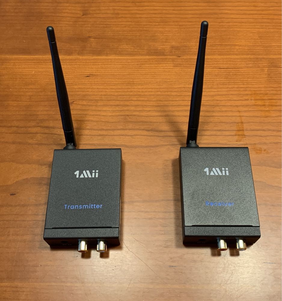 Kit Transmissor / Receptor  Áudio por Wi-Fi 2.4Ghz  ( caixa selada )