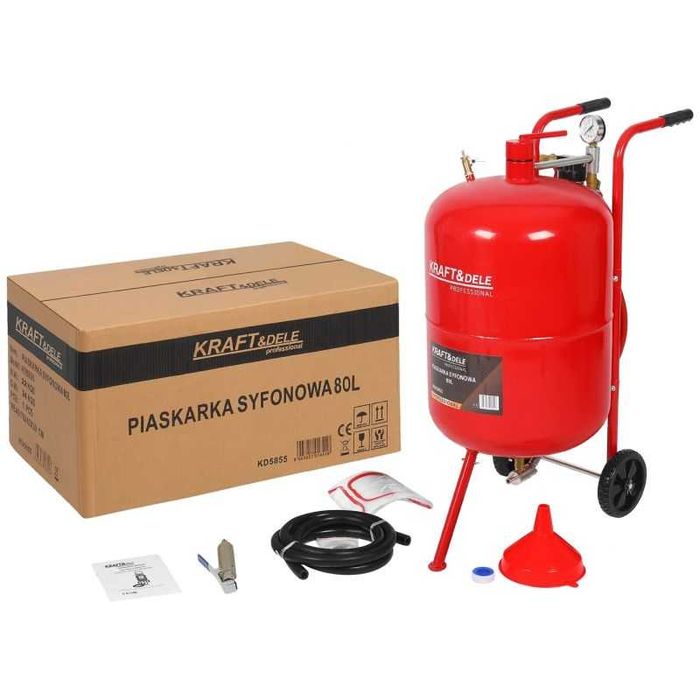 Piaskarka Syfonowa 80L Mobilna Jakość New Model