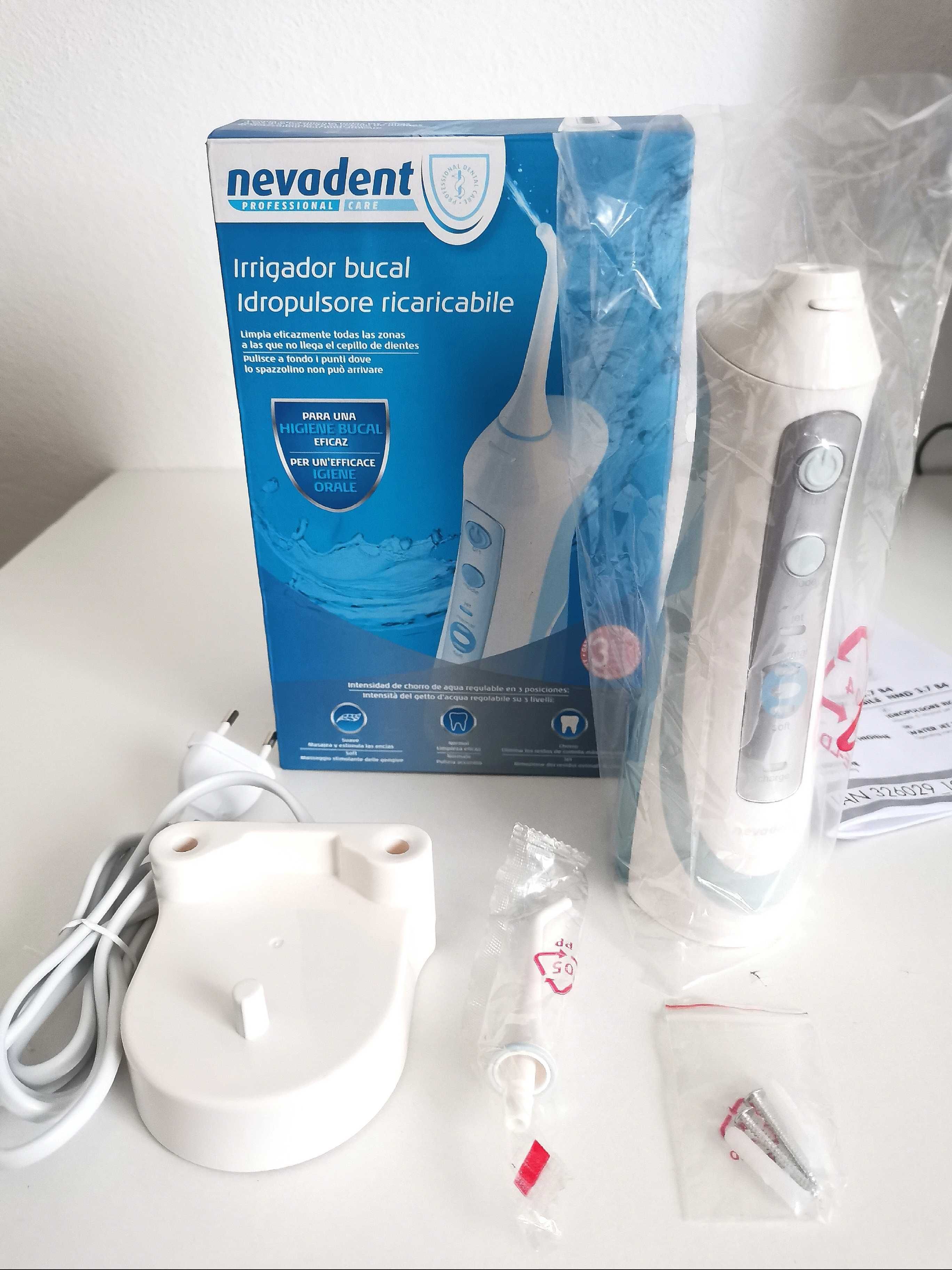 Irrigador bucal Nevadent limpeza higiene oral