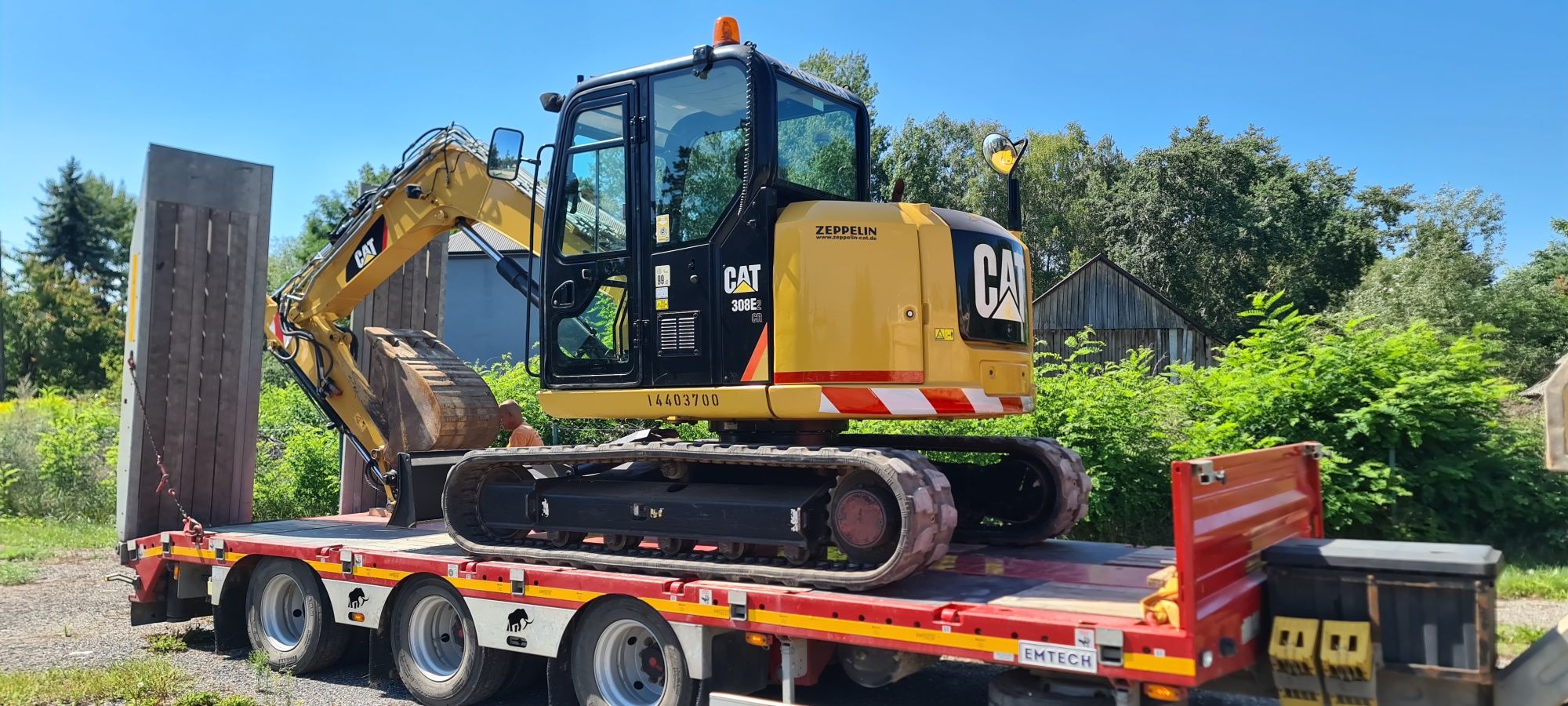 Minikoparka CAT  caterpillar 308e2
