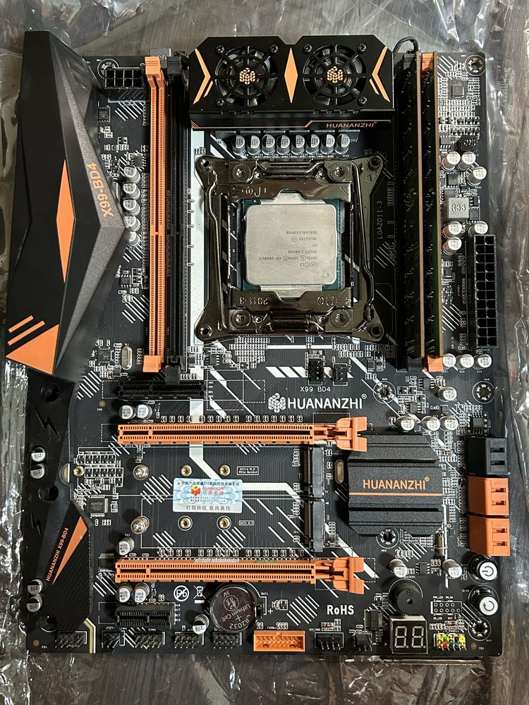 Материнская плата HUANANZHI X99 BD4 LGA ATX Intel(R) Xeon (R) CPU
