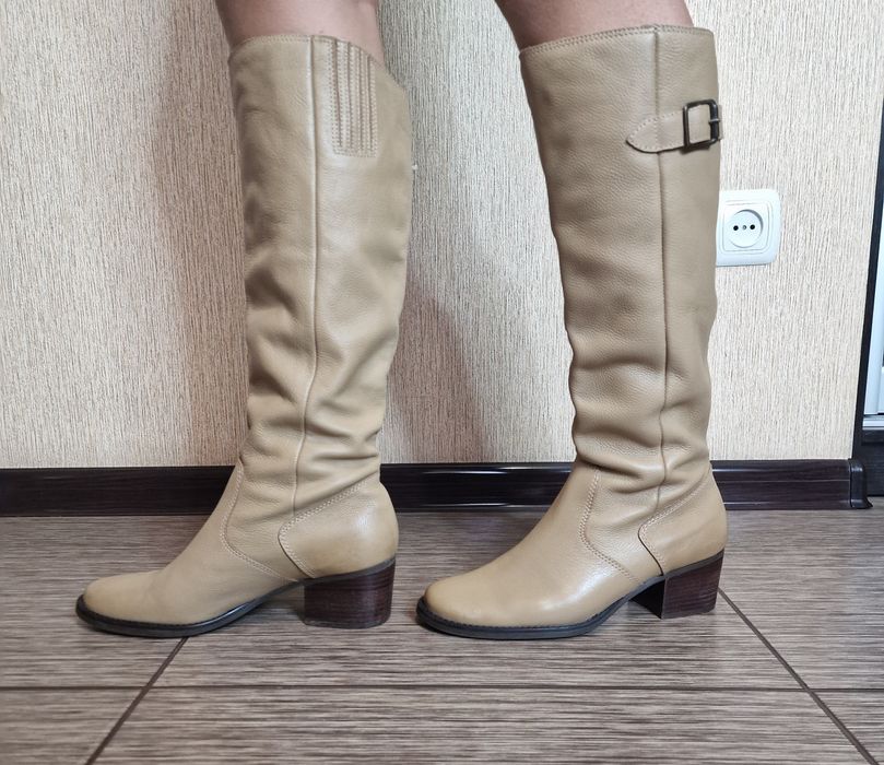 Стильні якісні чоботи з натуральної шкіри matisse, оригінал, бразилія