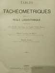 Tables Tachéométriques - José Emilio Sant´Anna da Cunha Castel Branco