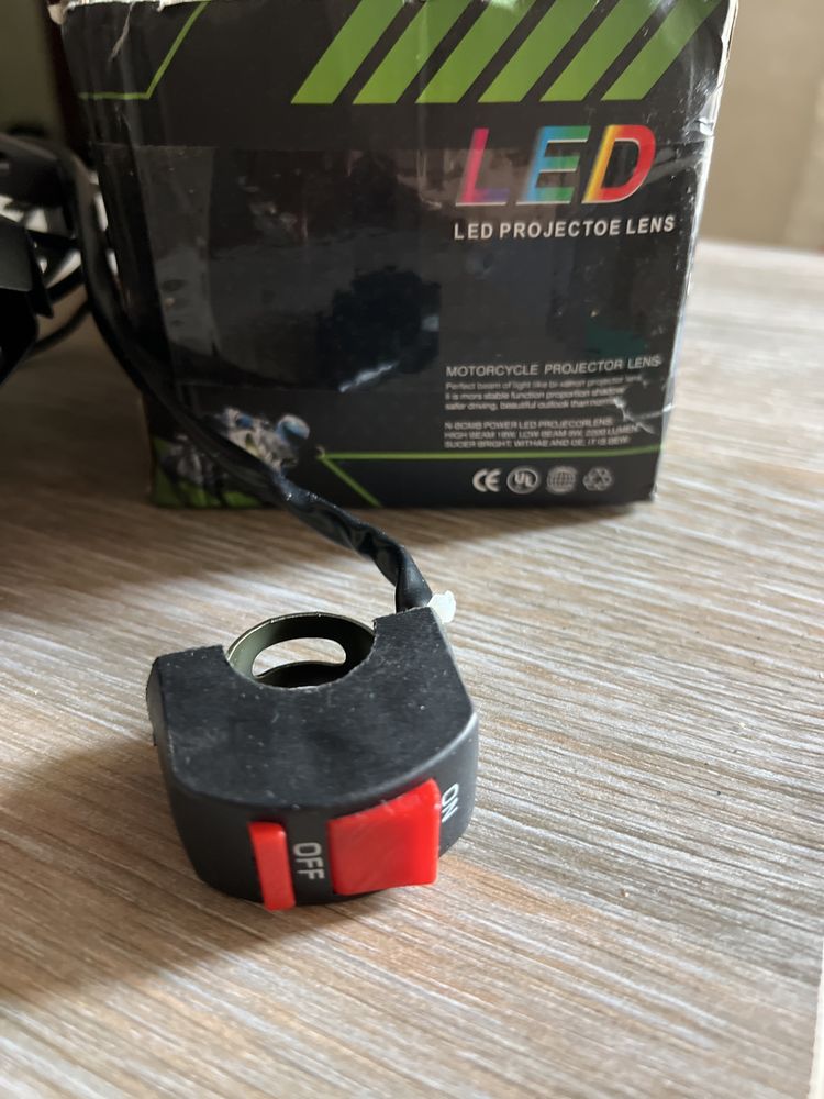 Дополнительные мото LED фары