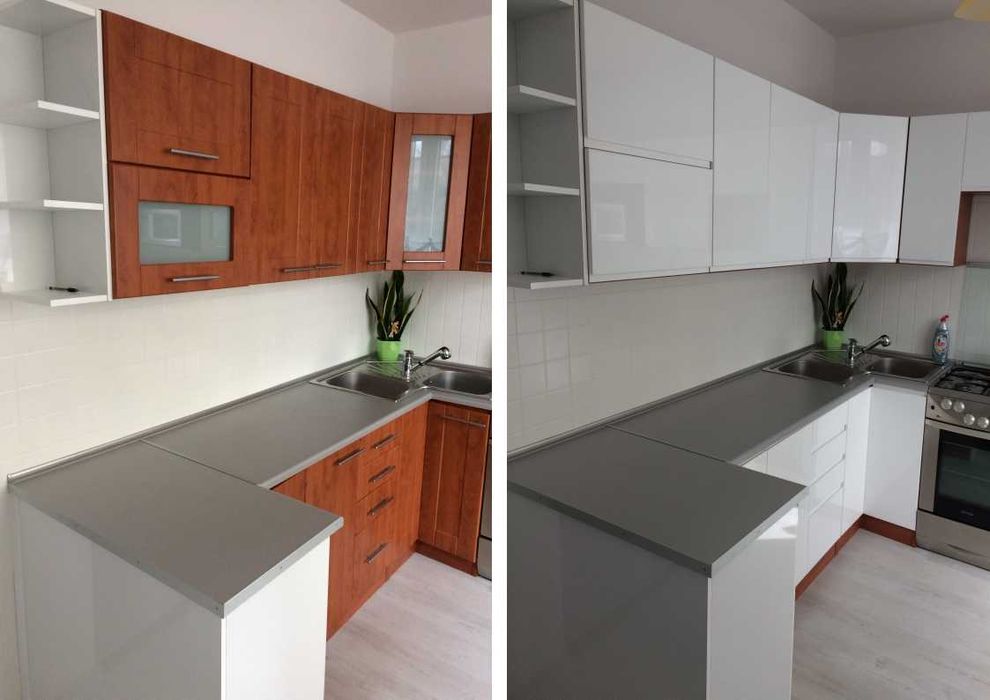 Wymiana blatów i frontów kuchennych