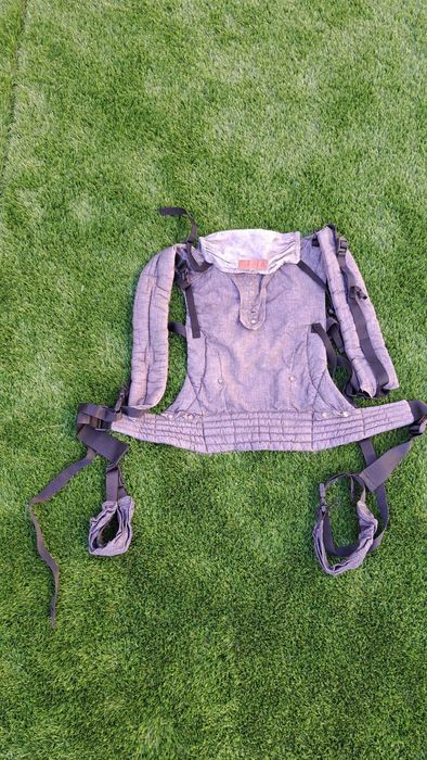 Marsúpio Bykay Mei Tai Classic Baby Denim (como novo)