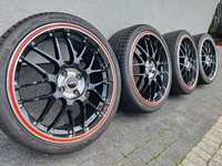 Felgi Platin 18" 4x100 4x108 opony letnie Hankook 215/35R18 Ford Honda