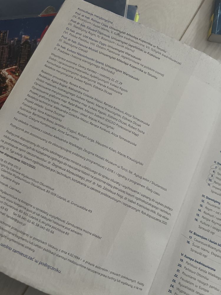 historia slady czasu podrecznik klasa 1