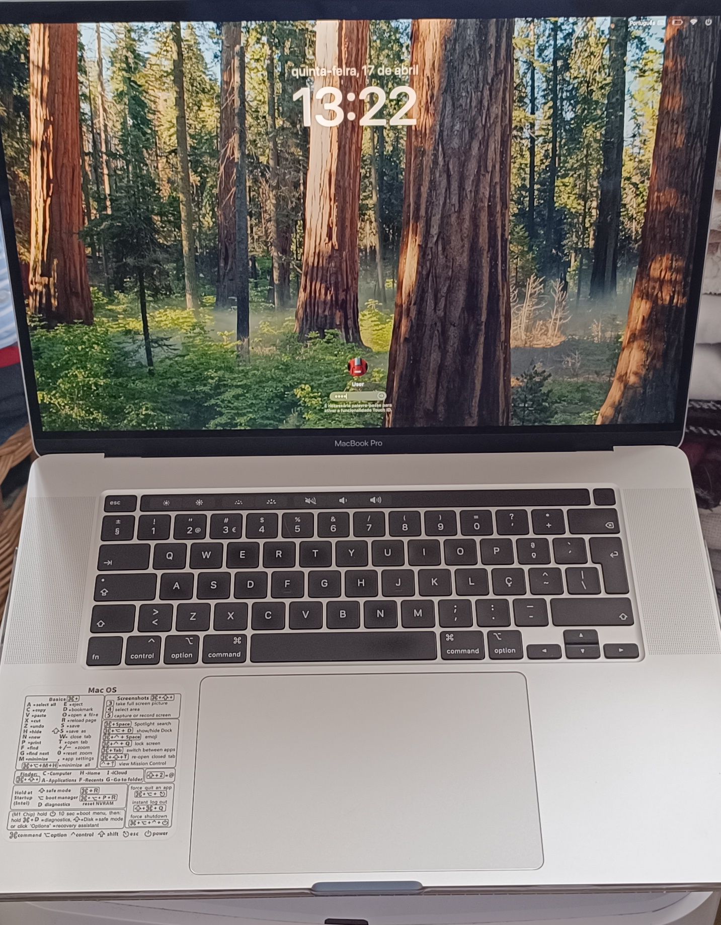MacBook Pro A2141, i9, 32gb RAM e 1Tb disco