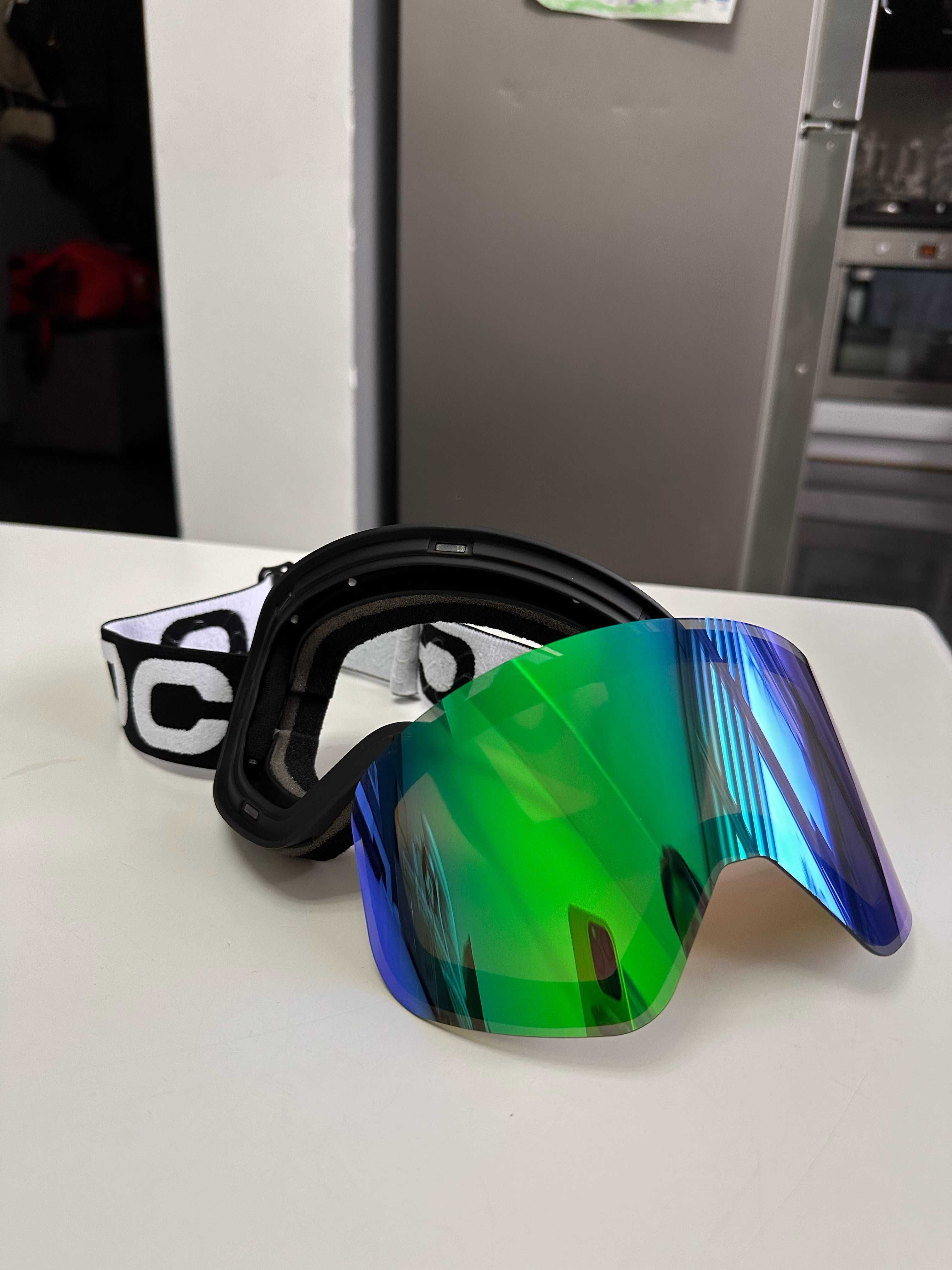 Gogle POC Narciarskie Filt uv-400 Kolor CZerwony