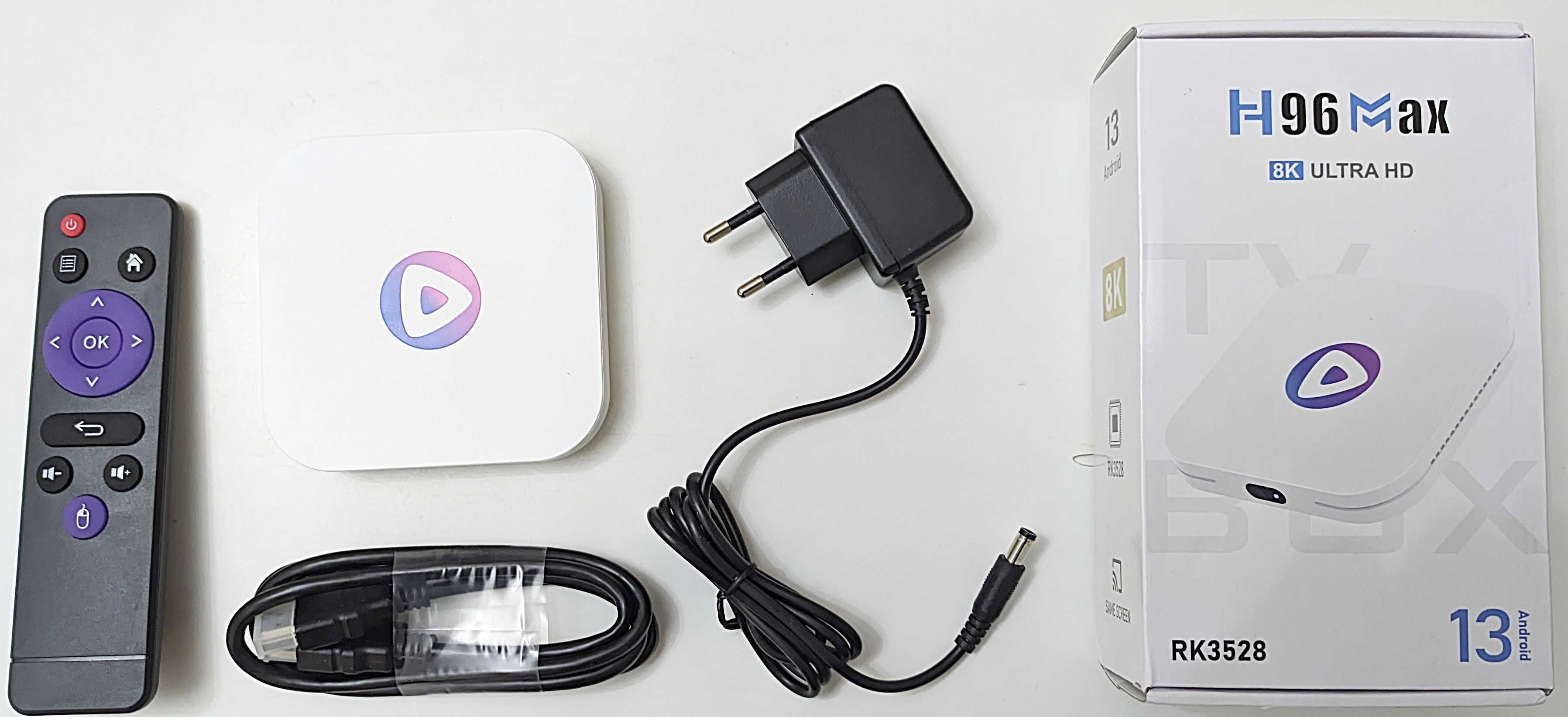 TV Box H96MAX M1 4/32 RK3528 Android 13 Смарт ТВ Бокс Приставка