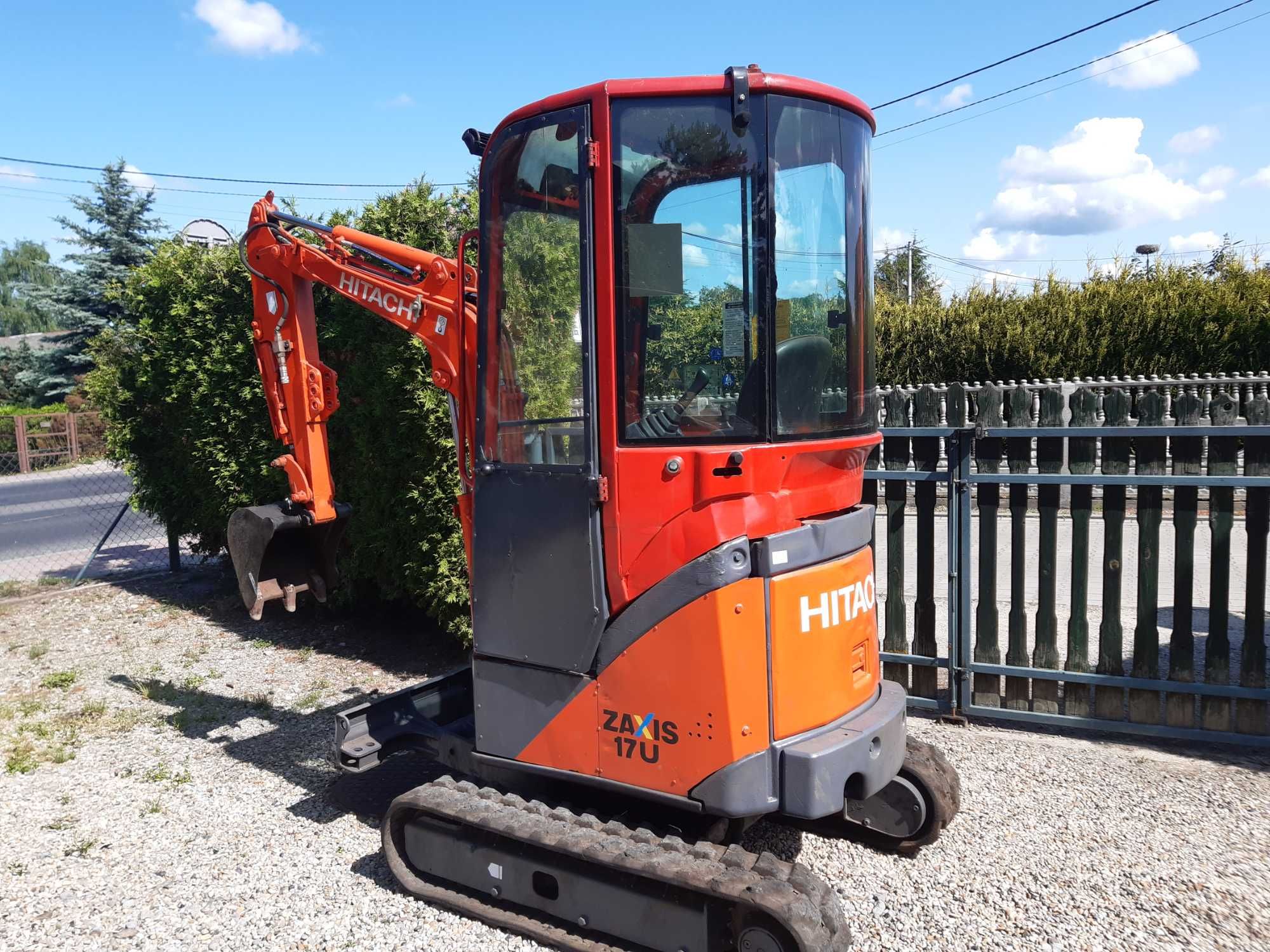 minikoparka Hitachi zx 17u  jak jcb kubota cat yanmar
