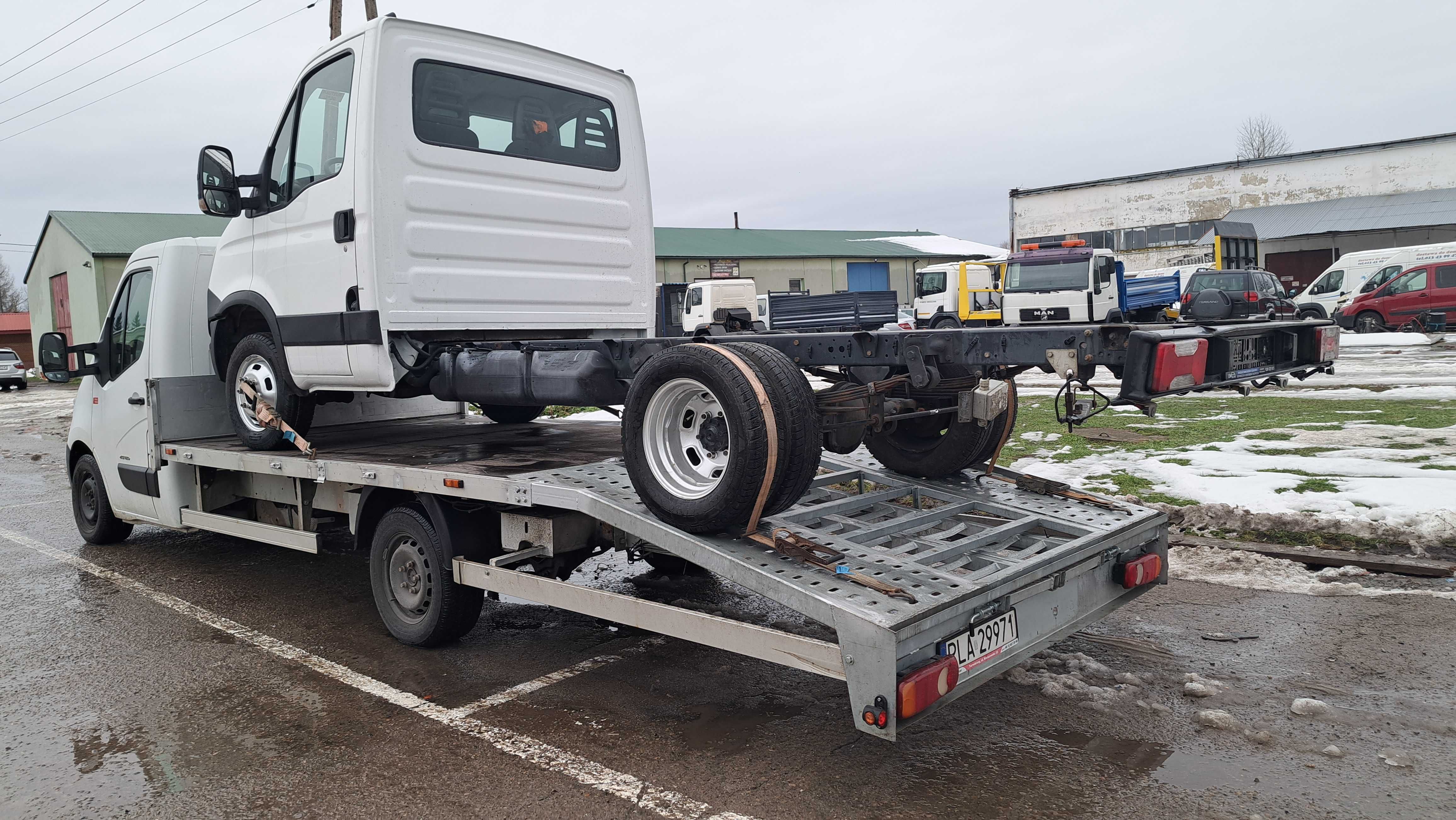 Renault Master 2.3 cm. 150KM  tył napęd najazd 5.5m.