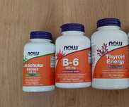Now Foods: B-6, Thyroid Energy, Zinc, Berberine, Цинк, Берберін